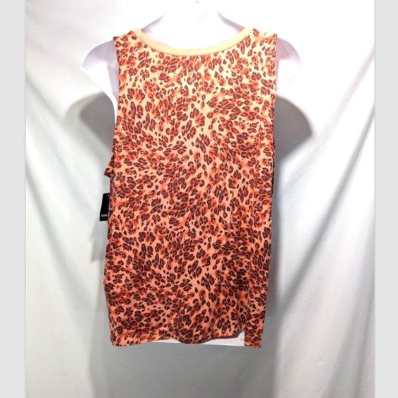 NEW Torrid Perfect Super Soft Crew Neck Jersey Tank Coral Animal Print 4X - Picture 3 of 3